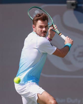 Stan Wawrinka SUI , Dubai Duty Free Tennis Championships, Dubai, U A E Tennis Dubai Tennis Championships 2025 ATP Dubai Duty Free Tennis Stadium Dubai United Arab Emirates 25 February 2026 Copyright: xJuergenxHasenkopfx
