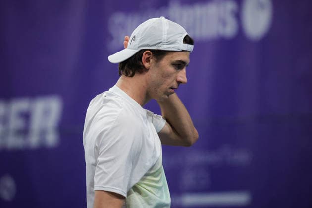 Dylan DIETRICH (SUI) during Challenger Citta di Lugano, International Tennis match in Lugano, Switzerland, February 25 2026  Copyright: xRobertaxCorradin IPAxSportx xipa-agency.netx xx IPA_72015561 IPA_Agency_IPA72015561
