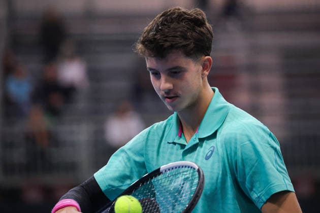 Matej DODIG (CRO) during Challenger Citta di Lugano, International Tennis match in Lugano, Switzerland, February 25 2026  Copyright: xRobertaxCorradin IPAxSportx xipa-agency.netx xx IPA_72015580 IPA_Agency_IPA72015580