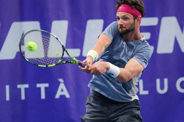 Ivan GAKHOV during Challenger Citta di Lugano, International Tennis match in Lugano, Switzerland, February 25 2026  Copyright: xRobertaxCorradin IPAxSportx xipa-agency.netx xx IPA_72017395 IPA_Agency_IPA72017395