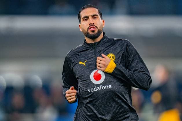 25 02 2026, Atalanta Bergamo vs Borussia Dortmund, UEFA Champions League, Playoffs second leg Emre Can Borussia Dortmund, 23 Regulations prohibit any use of photographs as image sequences and or quasi video Copyright: xBahhoxKarax