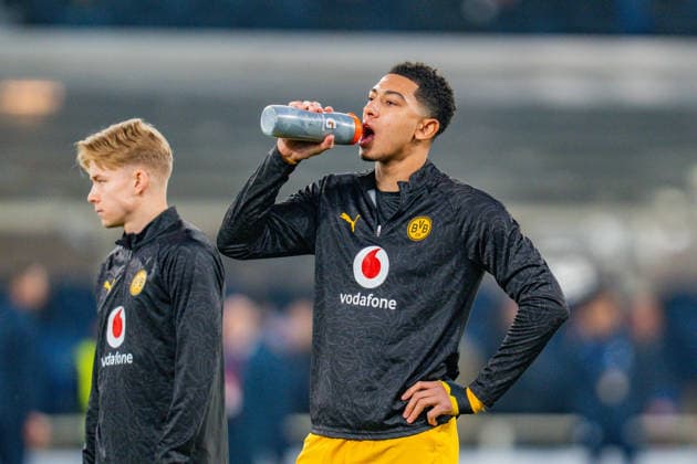 25 02 2026, Atalanta Bergamo vs Borussia Dortmund, UEFA Champions League, Playoffs second leg Jobe Bellingham Borussia Dortmund, 7 Regulations prohibit any use of photographs as image sequences and or quasi video Copyright: xBahhoxKarax