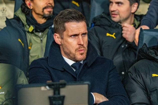 25 02 2026, Atalanta Bergamo vs Borussia Dortmund, UEFA Champions League, Playoffs second leg Sebastian Kehl Regulations prohibit any use of photographs as image sequences and or quasi video Copyright: xBahhoxKarax
