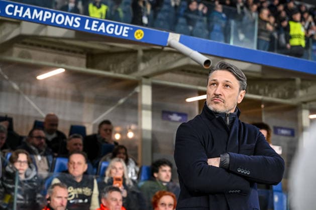 Coach Niko KovaÄ Borussia Dortmund Looks on during the UEFA Champions League 2025 26 League Knockout Play off Second Leg match between Atalanta BC and Borussia Dortmund at Stadio di Bergamo on February 25, 2026 in Bergamo, Italy Photo by Harry Langer DeFodi Images