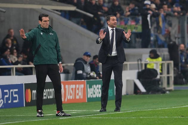Raffaele Palladino, head coach of Atalanta BC 1907 during the UEFA Champions League 2025 2026, Playoff Phase MD2 football match between Atalanta BC and Borussia Dortmund at New Balance Arena on February 25, 2026, Bergamo, Italy.  Copyright: xRobertoxTommasini IPAxSportx xipa-agency.netx xx IPA_72019456 IPA_Agency_IPA72019456