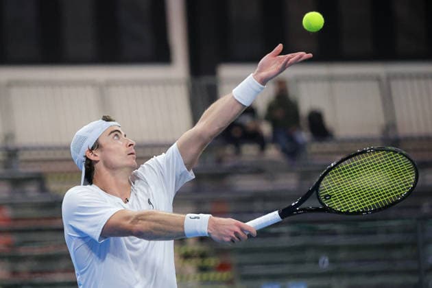 Timofey SKATOV (KAZ) during Challenger Citta di Lugano, International Tennis match in Lugano, Switzerland, February 25 2026  Copyright: xRobertaxCorradin IPAxSportx xipa-agency.netx xx IPA_72020811 IPA_Agency_IPA72020811