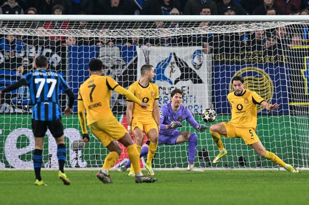 Fp Bergamo 25 02 2026 - Champions League Atalanta-Borussia Dortmund foto Fabrizio Patrucco Image nella foto: gol Davide Zappacosta 
