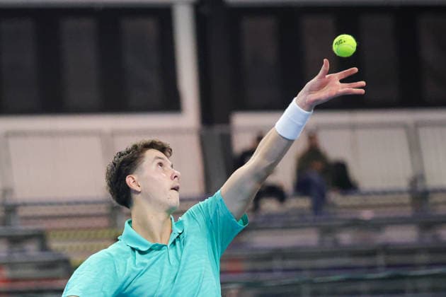 Matej DODIG (CRO) during Challenger Citta di Lugano, International Tennis match in Lugano, Switzerland, February 25 2026  Copyright: xRobertaxCorradin IPAxSportx xipa-agency.netx xx IPA_72020817 IPA_Agency_IPA72020817