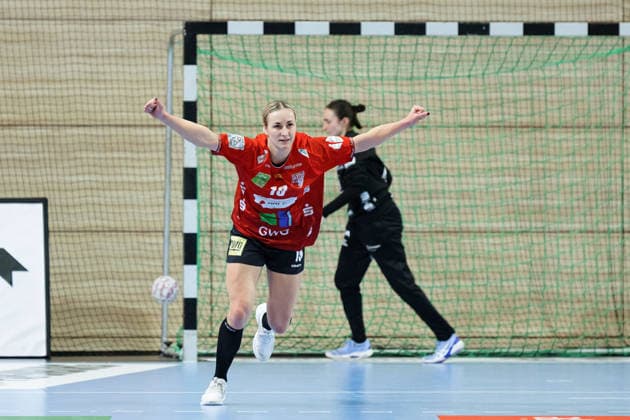 Lea Gruber Halle, 19 , SV Union Halle Neustadt vs BSV Sachsen Zwickau, Alsco Handball Bundesliga Women, Season 2025 26, 18 Matchday, 25 02 2026 Halle SWH Arena Sachsen Anhalt Germany
