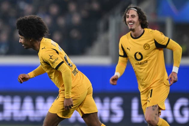Dc Bergamo 25 02 2026 - Champions League Atalanta-Borussia Dortmund foto Domenico Cippitelli Image nella foto: esultanza gol Karim Adeyemi 