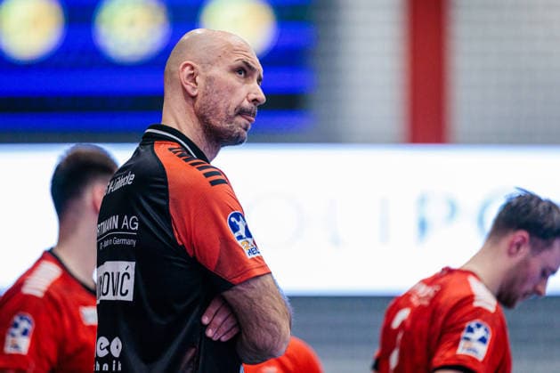 Davor Dominikovic TuS N Luebbecke, Coach GER, TuS N Luebbecke vs HBW Balingen Weilstetten, Handball, 2 Bundesliga, Matchday 21, Season 2025 2026, 25 02 2026 GER, TuS N Luebbecke vs HBW Balingen Weilstetten, Handball, 2 Bundesliga, Matchday 21, Season 2025 2026, 25 02 2026 Luebbecke Copyright: xEibner-Pressefoto JanxRollingerx EP_JSK