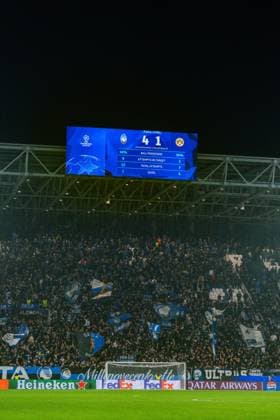 25 02 2026, Atalanta Bergamo vs Borussia Dortmund, UEFA Champions League, Playoffs second leg Total Score Final Score 4 1 Regulations prohibit any use of photographs as image sequences and or quasi video Copyright: xBahhoxKarax