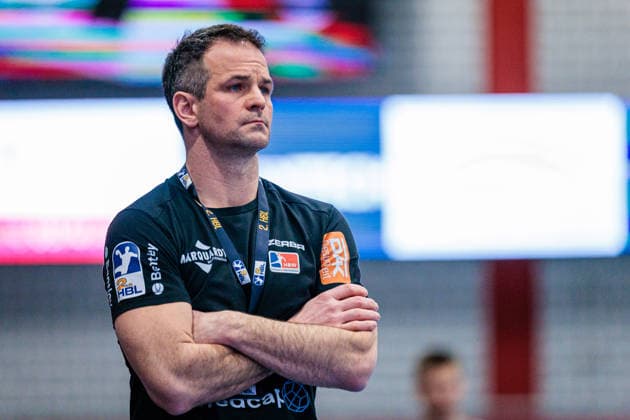 Matthias Flohr HBW Balingen Weilstetten, Coach GER, TuS N Luebbecke vs HBW Balingen Weilstetten, Handball, 2 Bundesliga, Matchday 21, Season 2025 2026, 25 02 2026 GER, TuS N Luebbecke vs HBW Balingen Weilstetten, Handball, 2 Bundesliga, Matchday 21, Season 2025 2026, 25 02 2026 Luebbecke Copyright: xEibner-Pressefoto JanxRollingerx EP_JSK