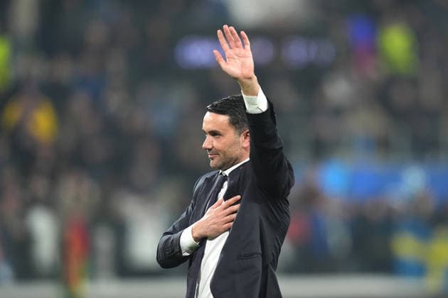 Atalanta™s head coach Raffaele Palladino during the Uefa Champions League soccer match between Atalanta and Borussia Dortmund at the New Balance Stadium in Bergamo , north Italy - Wednesday , February 25 , 2026. - Soccer .  Copyright: xSpada LaPressex