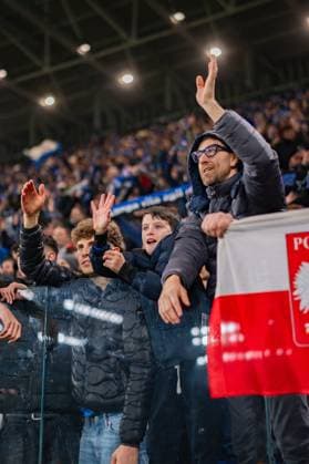 25 02 2026, Atalanta Bergamo vs Borussia Dortmund, UEFA Champions League, Playoffs second leg Bergamo Fans waving goodbye to Borussia Dortmund Regulations prohibit any use of photographs as image sequences and or quasi video Copyright: xBahhoxKarax