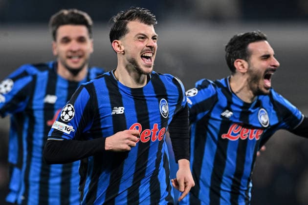 Fp Bergamo 25 02 2026 - Champions League Atalanta-Borussia Dortmund foto Fabrizio Patrucco Image nella foto: esultanza gol Lazar Samardzic 