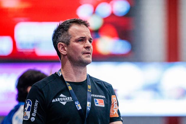 Matthias Flohr HBW Balingen Weilstetten, Coach is disappointed dissatisfied GER, TuS N Luebbecke vs HBW Balingen Weilstetten, Handball, 2 Bundesliga, Matchday 21, Season 2025 2026, 25 02 2026 GER, TuS N Luebbecke vs HBW Balingen Weilstetten, Handball, 2 Bundesliga, Matchday 21, Season 2025 2026, 25 02 2026 Luebbecke Copyright: xEibner-Pressefoto JanxRollingerx EP_JSK