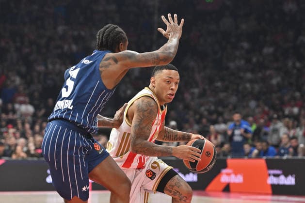 CRVENA ZVEZDA vs ANADOLU EFES ISTANBUL YAGO DOS SANTOS Jago dos Santos basketball Crvena zvezda vs Anadolu Efes Istanbul, Euroleague match at Beogradska arena, Belgrade 25.02.2026 Foto: BASKETBALL, EUROLEAGUE, CRVENA ZVEZDA, RED STAR, ANADOLU EFES ISTANBUL Belgrade Belgrade arena Serbia Copyright: xMarkoxMetlas xMNxPressx