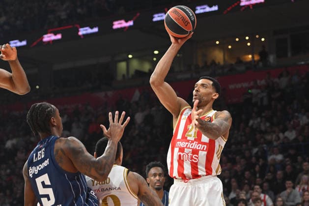 CRVENA ZVEZDA vs ANADOLU EFES ISTANBUL JOEL BOLOMBOY Zoel Bolomboj basketball Crvena zvezda vs Anadolu Efes Istanbul, Euroleague match at Beogradska arena, Belgrade 25.02.2026 Foto: BASKETBALL, EUROLEAGUE, CRVENA ZVEZDA, RED STAR, ANADOLU EFES ISTANBUL Belgrade Belgrade arena Serbia Copyright: xMarkoxMetlas xMNxPressx