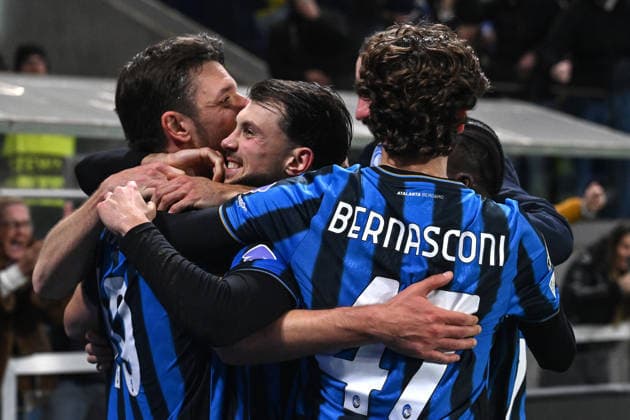 Fp Bergamo 25 02 2026 - Champions League Atalanta-Borussia Dortmund foto Fabrizio Patrucco Image nella foto: esultanza gol Lazar Samardzic 