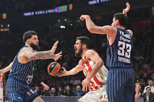 CRVENA ZVEZDA vs ANADOLU EFES ISTANBUL NIKOLA KALINIC basketball Crvena zvezda vs Anadolu Efes Istanbul, Euroleague match at Beogradska arena, Belgrade 25.02.2026 Foto: BASKETBALL, EUROLEAGUE, CRVENA ZVEZDA, RED STAR, ANADOLU EFES ISTANBUL Belgrade Belgrade arena Serbia Copyright: xMarkoxMetlas xMNxPressx