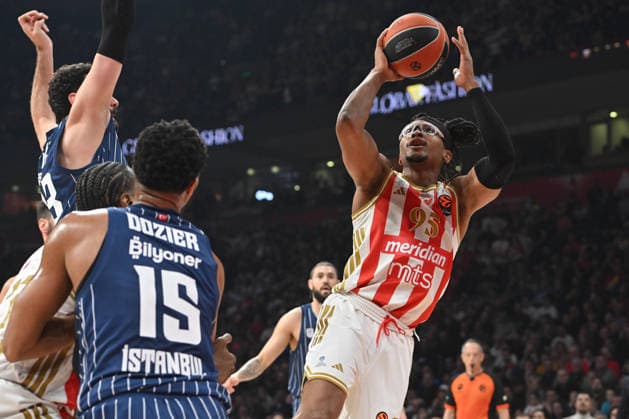 CRVENA ZVEZDA vs ANADOLU EFES ISTANBUL CHIMA MONEKE Cima Moneke basketball Crvena zvezda vs Anadolu Efes Istanbul, Euroleague match at Beogradska arena, Belgrade 25.02.2026 Foto: BASKETBALL, EUROLEAGUE, CRVENA ZVEZDA, RED STAR, ANADOLU EFES ISTANBUL Belgrade Belgrade arena Serbia Copyright: xMarkoxMetlas xMNxPressx