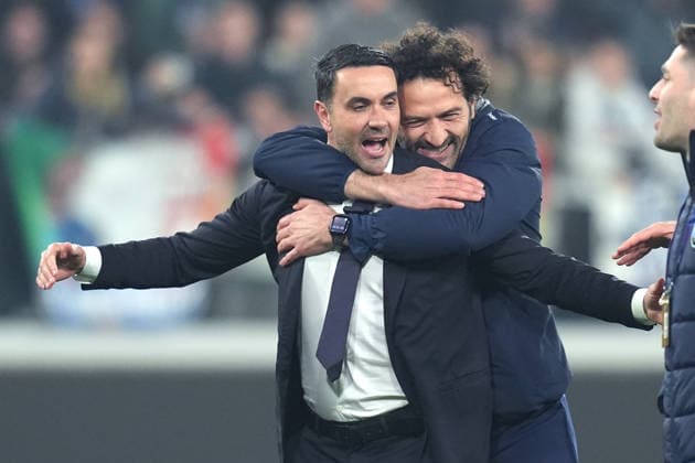 Atalanta™s head coach Raffaele Palladino during the Uefa Champions League soccer match between Atalanta and Borussia Dortmund at the New Balance Stadium in Bergamo , north Italy - Wednesday , February 25 , 2026. - Soccer .  Copyright: xSpada LaPressex