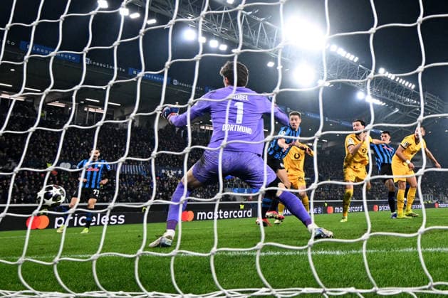 Mg Bergamo 25 02 2026 - Champions League Atalanta-Borussia Dortmund foto Matteo Gribaudi Image nella foto: gol Mario Pasalic 