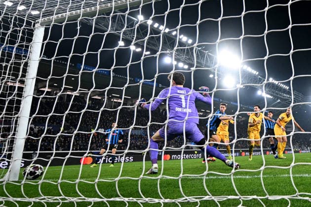 Mg Bergamo 25 02 2026 - Champions League Atalanta-Borussia Dortmund foto Matteo Gribaudi Image nella foto: gol Mario Pasalic 