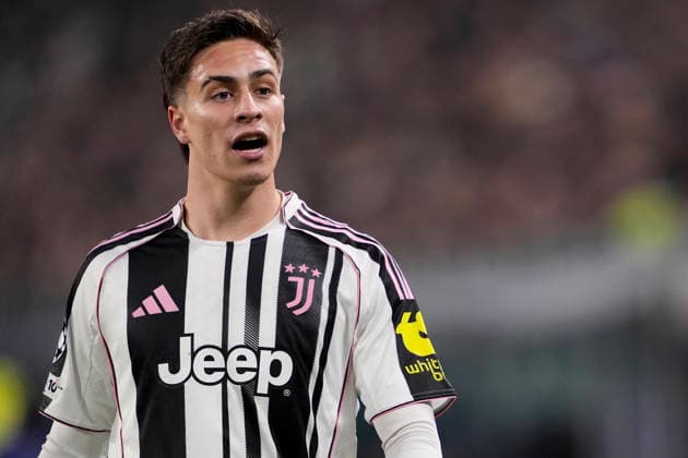Juventus Kenan Yildiz during the Uefa Champions League soccer match between Juventus and Galatasaray at the Allianz Stadium in Turin, playoff 2 2, north west Italy - January 25, 2026. - Soccer  Copyright: xFabioxFerrari LaPressex