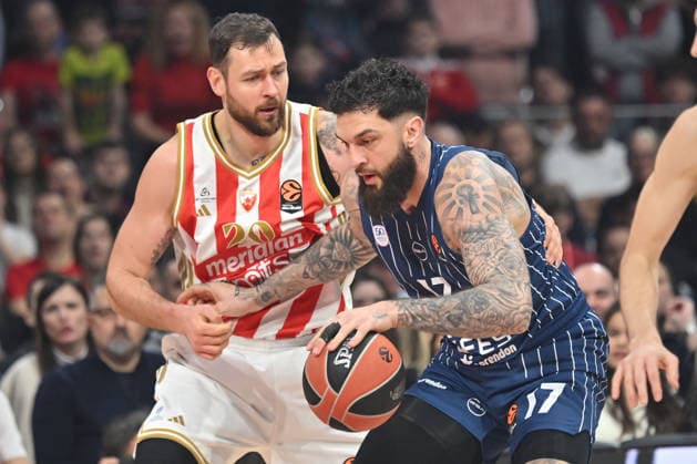 CRVENA ZVEZDA vs ANADOLU EFES ISTANBUL VINCENT POIRER Vensan Poare basketball Crvena zvezda vs Anadolu Efes Istanbul, Euroleague match at Beogradska arena, Belgrade 25.02.2026 Foto: BASKETBALL, EUROLEAGUE, CRVENA ZVEZDA, RED STAR, ANADOLU EFES ISTANBUL Belgrade Belgrade arena Serbia Copyright: xMarkoxMetlas xMNxPressx