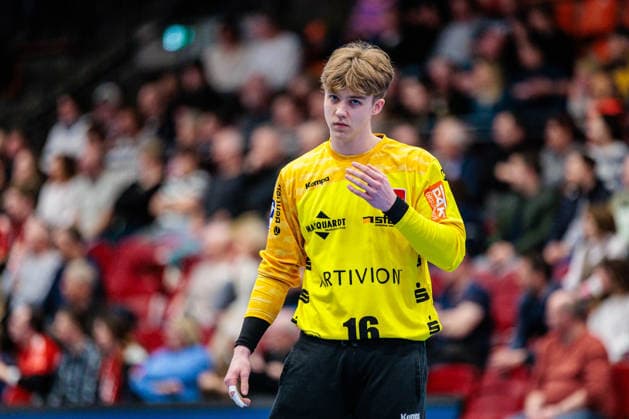 Magnus Bierfreund HBW Balingen Weilstetten, 16 GER, TuS N Luebbecke vs HBW Balingen Weilstetten, Handball, 2 Bundesliga, 21 Matchday, Season 2025 2026, 25 02 2026 GER, TuS N Luebbecke vs HBW Balingen Weilstetten, Handball, 2 Bundesliga, 21 Matchday, Season 2025 2026, 25 02 2026 Luebbecke Copyright: xEibner-Pressefoto JanxRollingerx EP_JSK