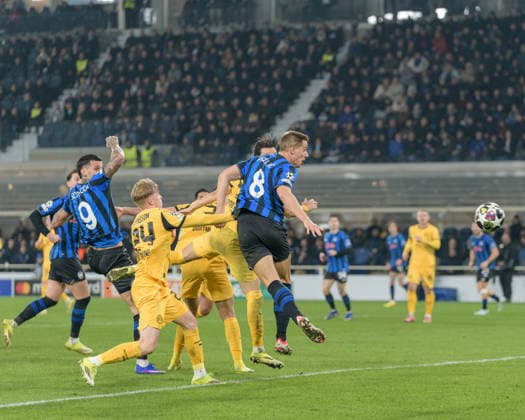 Atalanta BC v Borussia Dortmund - UEFA Champions League 2025 26 League Knockout Play-off Second Leg Pasalic of Atalanta BC is in action during the UEFA Champions League 2025 26 League Knockout Play-off Second Leg match between Atalanta BC and Borussia Dortmund at the New Balance Arena in Bergamo, Italy, on February 25, 2026. Bergamo Italy  Copyright: xStefanxPanaitescux originalFilename:panaitescu-notitle260225_npK4c.jpg