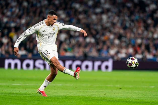 REAL MADRID CF v SL BENFICA. CHAMPIONS LEAGUE 2025 2026. KO PLAY-OFFS 2ND LEG MATCH. Real Madrid CF s Trent John Alexander-Arnold during Champions League 2025 2026, KO Play-Offs 2nd leg match. February 25, 2026. (ALTERPHOTOS Tomas Garrido) MadridSpain  Copyright: xTomasxGarridox
