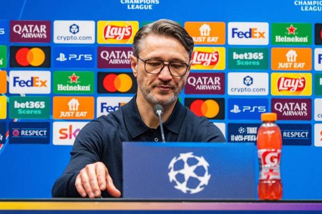 25 02 2026, Atalanta Bergamo vs Borussia Dortmund, UEFA Champions League, Playoffs second leg post-match press conference with Niko Kovac Borussia Dortmund, Trainer Regulations prohibit any use of photographs as image sequences and or quasi video Copyright: xBahhoxKarax