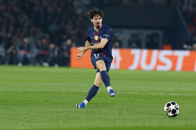 February 25, 2026, Paris, Paris, France: VITINHA of Paris Saint Germain in action during the match of UEFA Champions League between Paris Saint Germain and As Monaco at Parc des Princes Stadium - on February 25 2026 Paris - France Soccer Champion s League 2026 Paris Saint Germain Vs As Monaco  - ZUMAb253 20260225_zsp_b253_001 Copyright: xLoicxBaratouxx