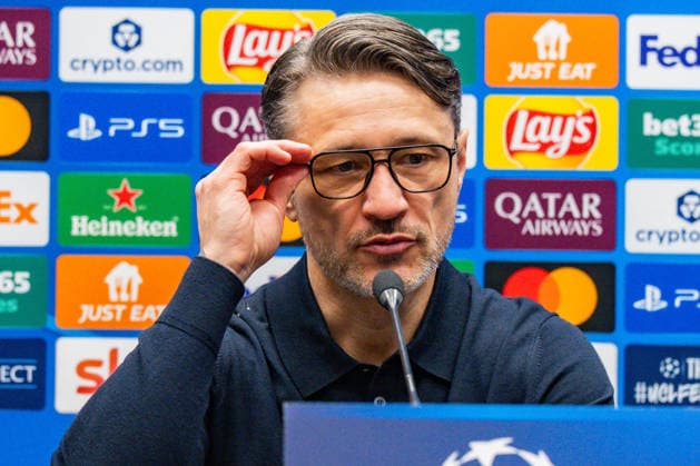 25 02 2026, Atalanta Bergamo vs Borussia Dortmund, UEFA Champions League, Playoffs second leg post-match press conference with Niko Kovac Borussia Dortmund, Trainer Regulations prohibit any use of photographs as image sequences and or quasi video Copyright: xBahhoxKarax