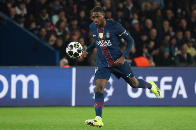 FOOTBALL : Paris Saint Germain Vs AS Monaco - Ligue des Champions - 25 02 2026 Nuno Mendes (PSG) ParisFrance  Copyright: xMichaelxBaucherx