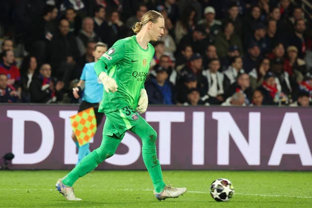 FOOTBALL : Paris Saint Germain Vs AS Monaco - Ligue des Champions - 25 02 2026 Matvey Safonov (PSG) ParisFrance  Copyright: xMichaelxBaucherx