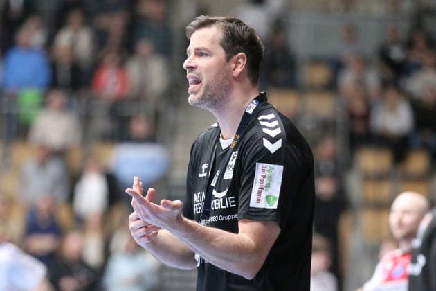 25 02 2026 Handball Men 2025 2026 2 Handball Bundesliga 21 Matchday HSG Nordhorn Lingen Dessau Roßlauer HV 06 EmslandArena Lingen Mark Bult Nordhorn, Coach Lingen Ems Lower Saxony Germany