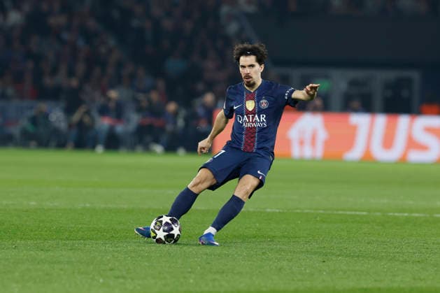 February 25, 2026, Paris, Paris, France: VITINHA of Paris Saint Germain in action during the match of UEFA Champions League between Paris Saint Germain and As Monaco at Parc des Princes Stadium - on February 25 2026 Paris - France Paris France - ZUMAb253 20260225_zsp_b253_004 Copyright: xLoicxBaratouxx