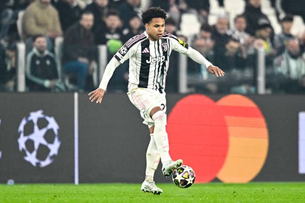 2026-02-25 Juventus FC v Galatasaray - UEFA Champions League 2025 26 League Knockout Play-off Second Leg TURIN, ITALY - FEBRUARY 25: Weston McKennie of Juventus FC in action during the UEFA Champions League 2025 26 League Knockout Play-off Second Leg match between Juventus FC and Galatasaray at Allianz Stadium on February 25, 2026 in Turin, Italy. (Photo by Alberto Gandolfo BSR Agency) Turin Italy Content not available for redistribution in The Netherlands directly or indirectly through any third parties. Copyright: xBSRxAgencyx