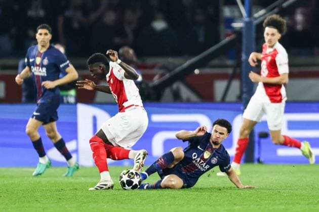 Paris Saint-Germain (PSG) v AS Monaco - UCL PARIS, FRANCE - FEBRUARY 25: Warren Zaire-Emery of Paris Saint-Germain during the UEFA Champions League play-off second leg football match between Paris Saint-Germain (PSG) and AS Monaco at the Parc des Princes stadium in Paris. Ibrahim Ezzat Anadolu Paris France. Editorial use only. Please get in touch for any other usage.  Copyright: x2026xAnadoluxIbrahimxEzzatx