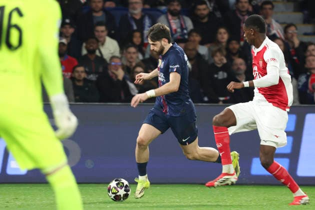 FOOTBALL : Paris Saint Germain Vs AS Monaco - Ligue des Champions - 25 02 2026 Khvicha Kvaratskhelia (PSG) ParisFrance  Copyright: xMichaelxBaucherx