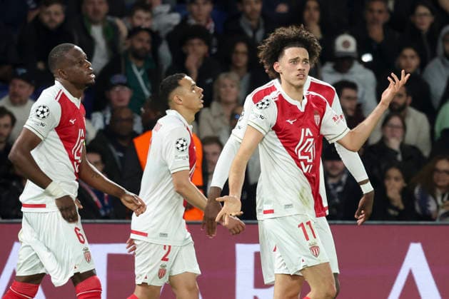 FOOTBALL : Paris Saint Germain Vs AS Monaco - Ligue des Champions - 25 02 2026 Maghnes Akliouche (AS Monaco) ParisFrance  Copyright: xMichaelxBaucherx