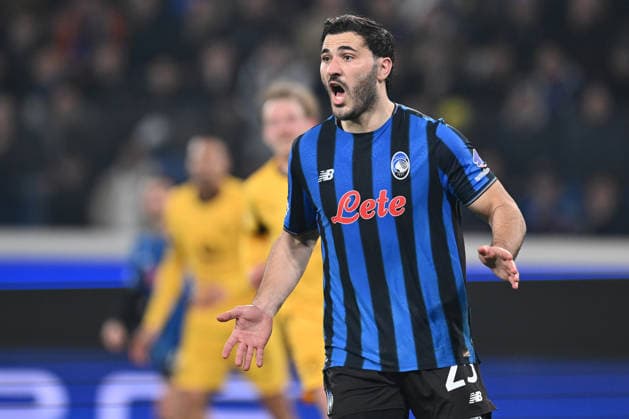 Sead Kolasinac of Atalanta B.C. is in action during the UEFA Champions League 2025 26 League Knockout Play-off Second Leg match between Atalanta B.C. v Borussia Dortmund at the Bergamo Stadium on February 25, 2026 in Bergamo, Italy.  Copyright: xDomenicoxCippitelli IPAxSportx xipa-agency.netx xx IPA_72033037 IPA_Agency_IPA72033037