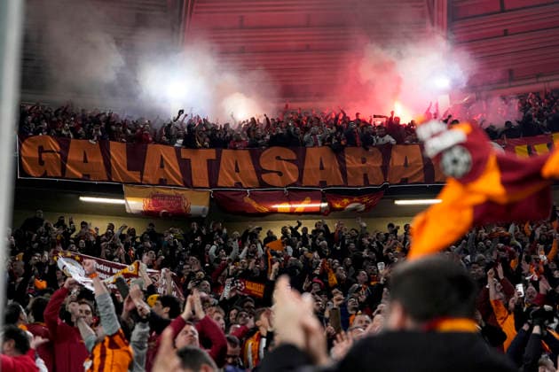 Galatasaray supporter during the Uefa Champions League soccer match between Juventus and Galatasaray at the Allianz Stadium in Turin, playoff 2 2, north west Italy - January 25, 2026. - Soccer  Copyright: xFabioxFerrari LaPressex