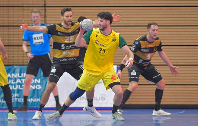 25 02 2026, Hagens Philip Jungemann, Handball, 2 Bundesliga, HC Elbflorenz Dresden VfL Eintracht Hagen, c Dresden