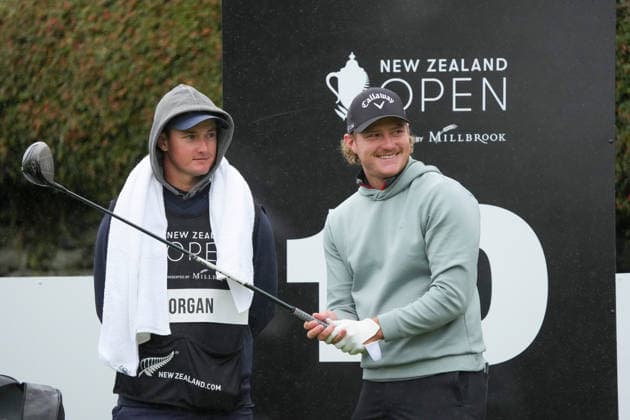 GOLF NEW ZEALAND OPEN, Jediah Morgan of Australia during the The 105th New Zealand Open at Millbrook Resort, Queenstown, NZ, Thursday, February 26, 2026, (AAP Image Michael Thomas via Photosport) NO ARCHIVING NO ARCHIVING QUEENSTOWN NEW ZEALAND  Copyright: xMICHAELxTHOMASx 20260226111719615930