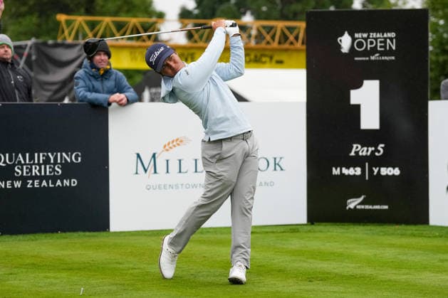 GOLF NEW ZEALAND OPEN, Matias Sanchez of Australia during the The 105th New Zealand Open at Millbrook Resort, Queenstown, NZ, Thursday, February 26, 2026, (AAP Image Michael Thomas via Photosport) NO ARCHIVING NO ARCHIVING QUEENSTOWN NEW ZEALAND  Copyright: xMICHAELxTHOMASx 20260226172842861590